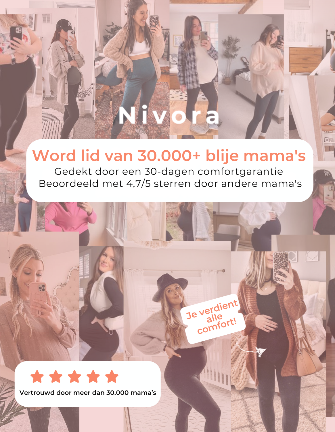 Nivora™ Zwangerschapsleggings